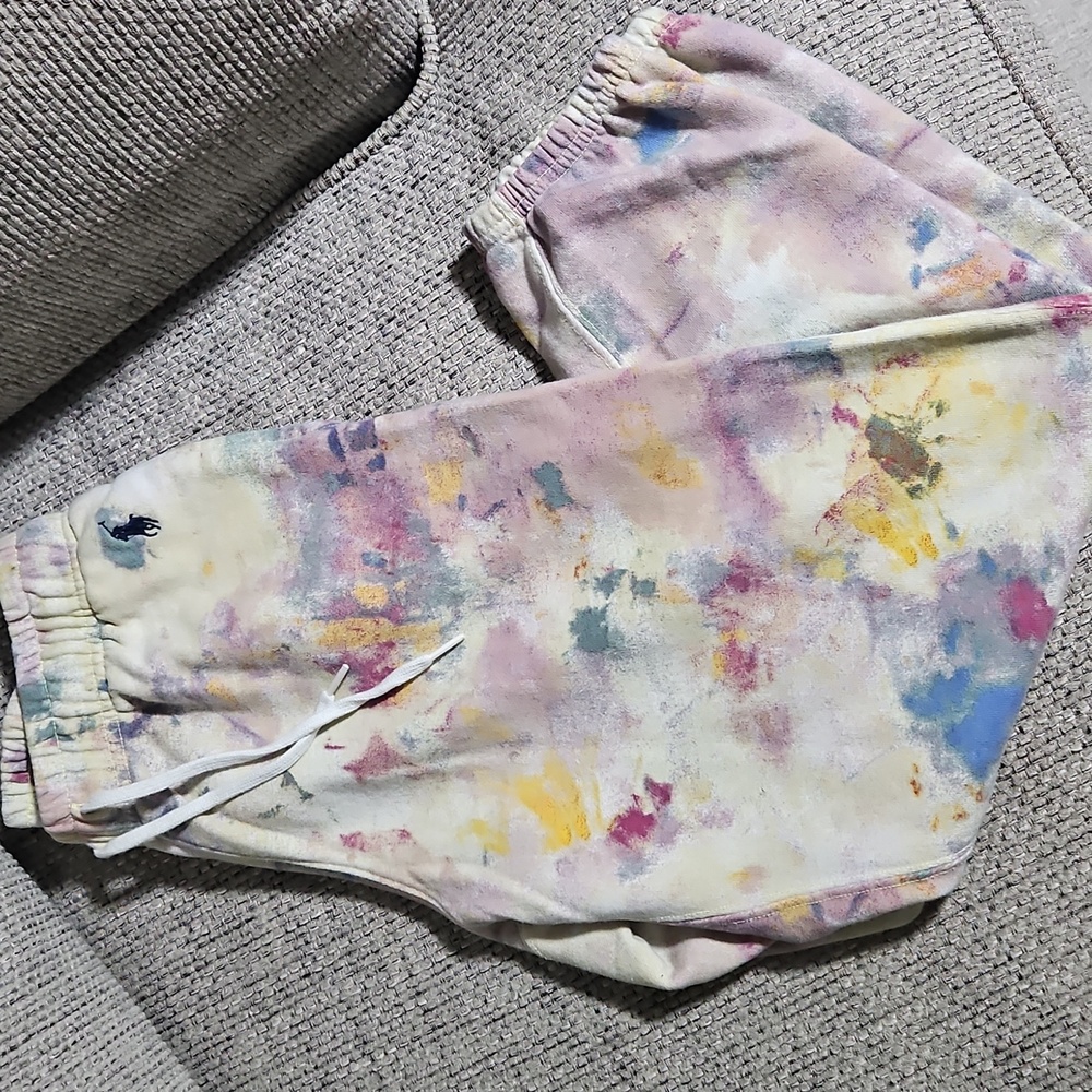 Polo by Ralph Lauren Paint Splatter Print Terry Pants